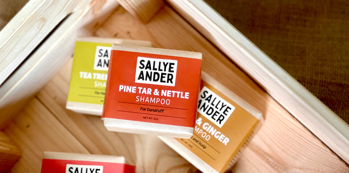 Pine Tar and Nettle for Hair, Sensitive Scalp and Dandruff SallyeAnder