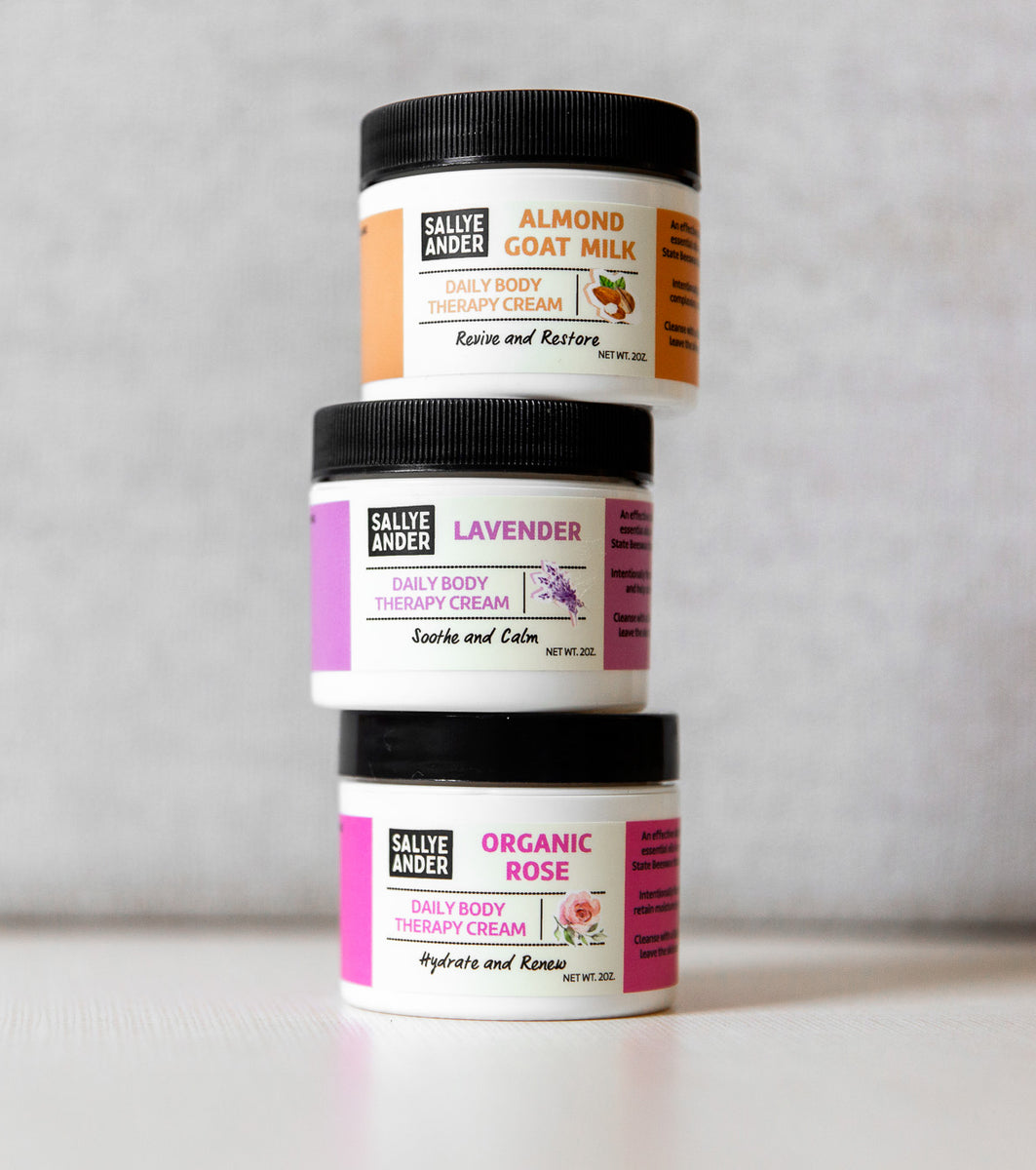Almond Goat Milk Daily Body Therapy Cream – SallyeAnder