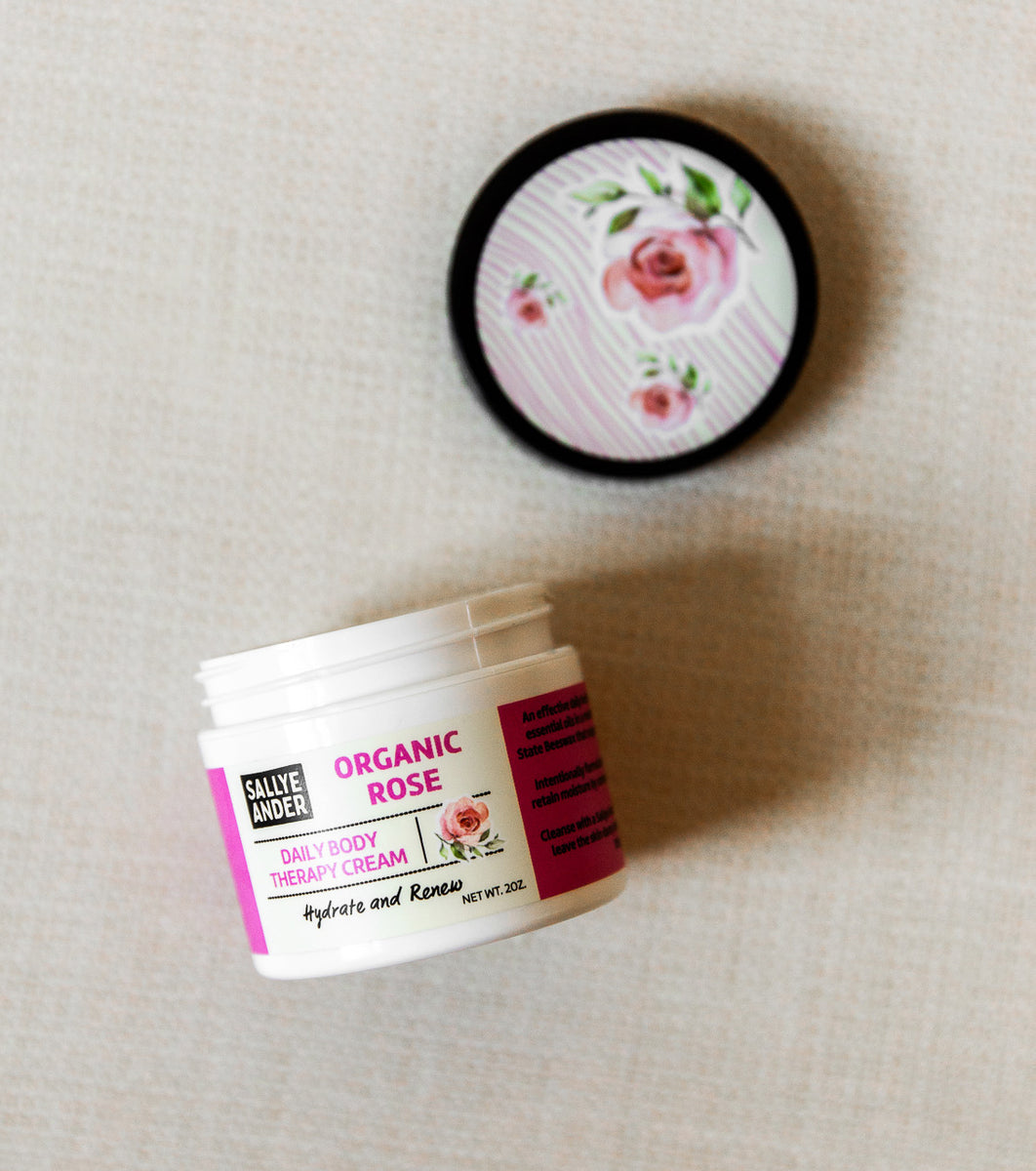 Organic Rose Daily Body Therapy Cream – SallyeAnder