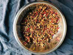 Recipe: Lya's Holiday Granola with Rose Petals