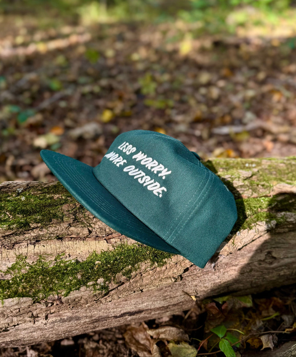 Less Worry More Outside Hat