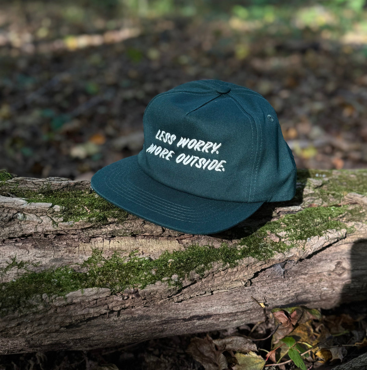 Less Worry More Outside Hat