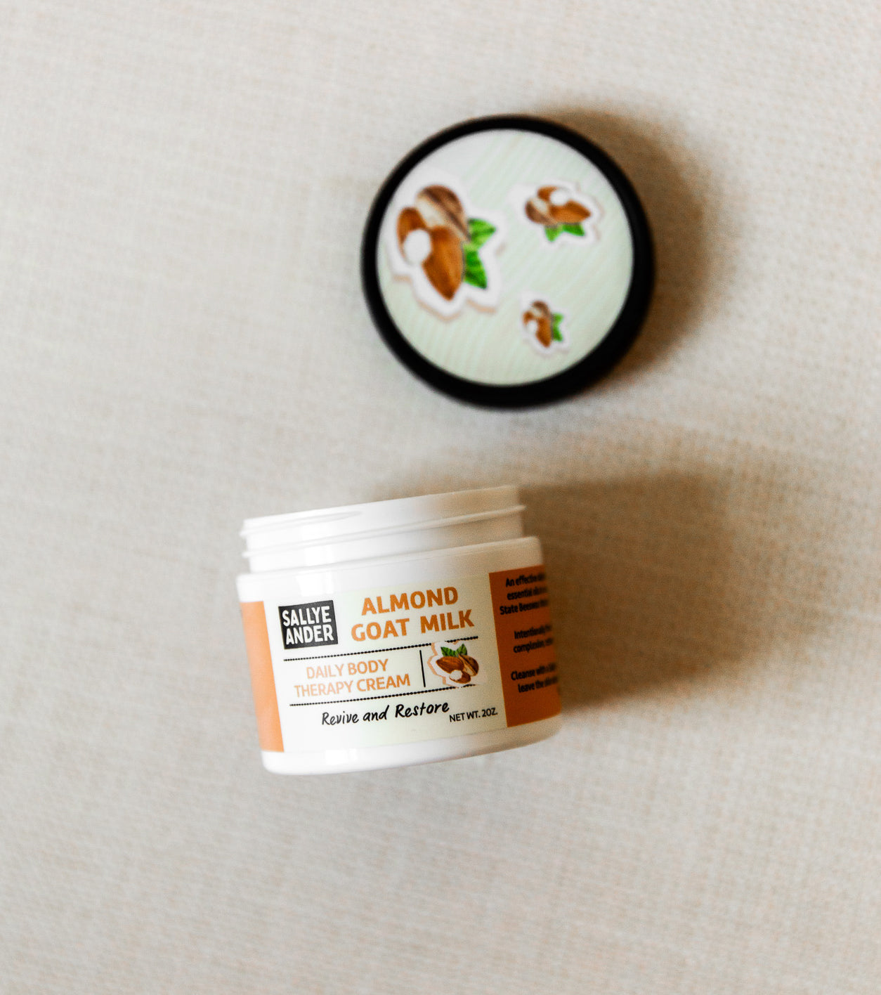 Almond Goat Milk Daily Body Therapy Cream – SallyeAnder