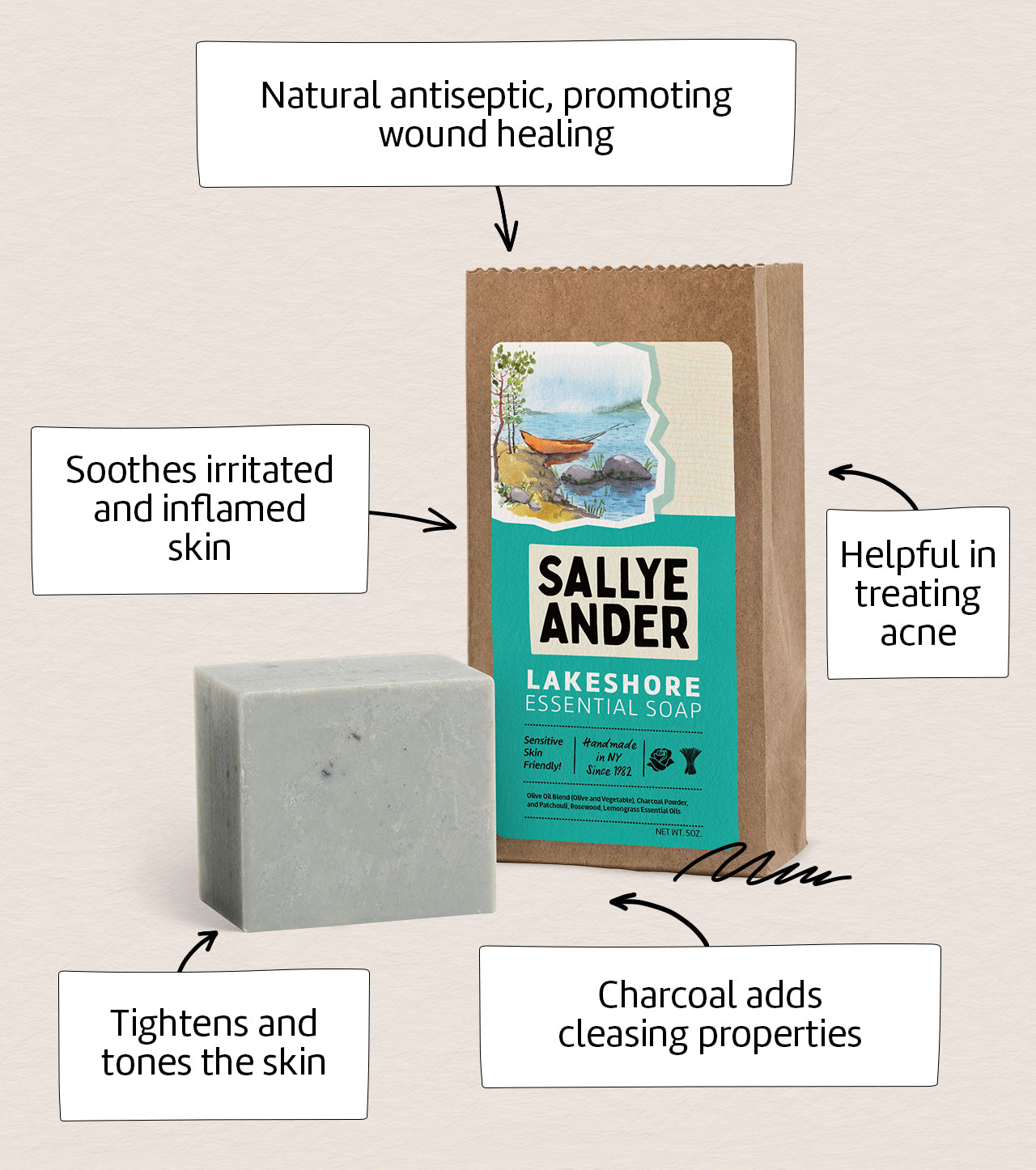 SallyeAnder Lakeshore Soap - Thumbnail 3