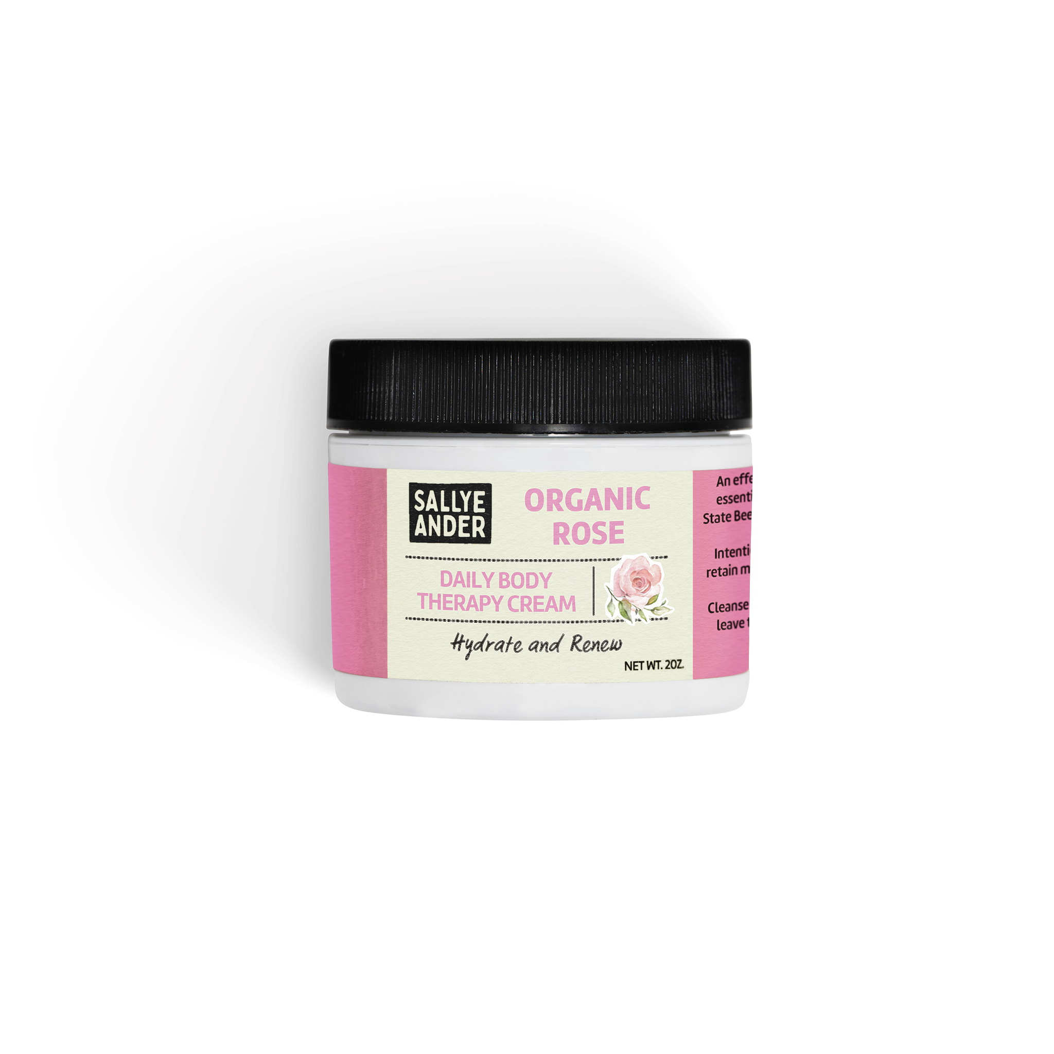 Organic Rose Daily Body Therapy Cream – SallyeAnder