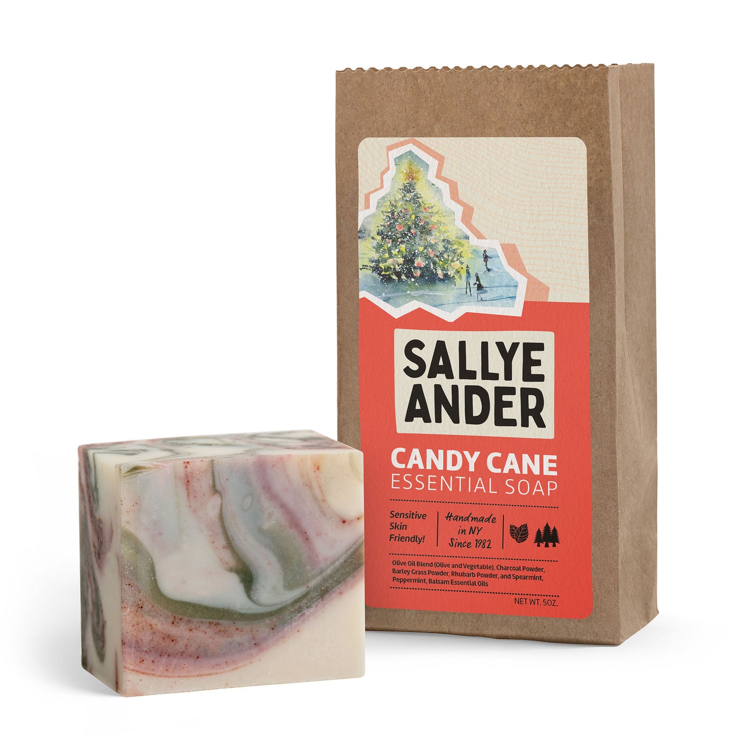 Candy Cane Soap