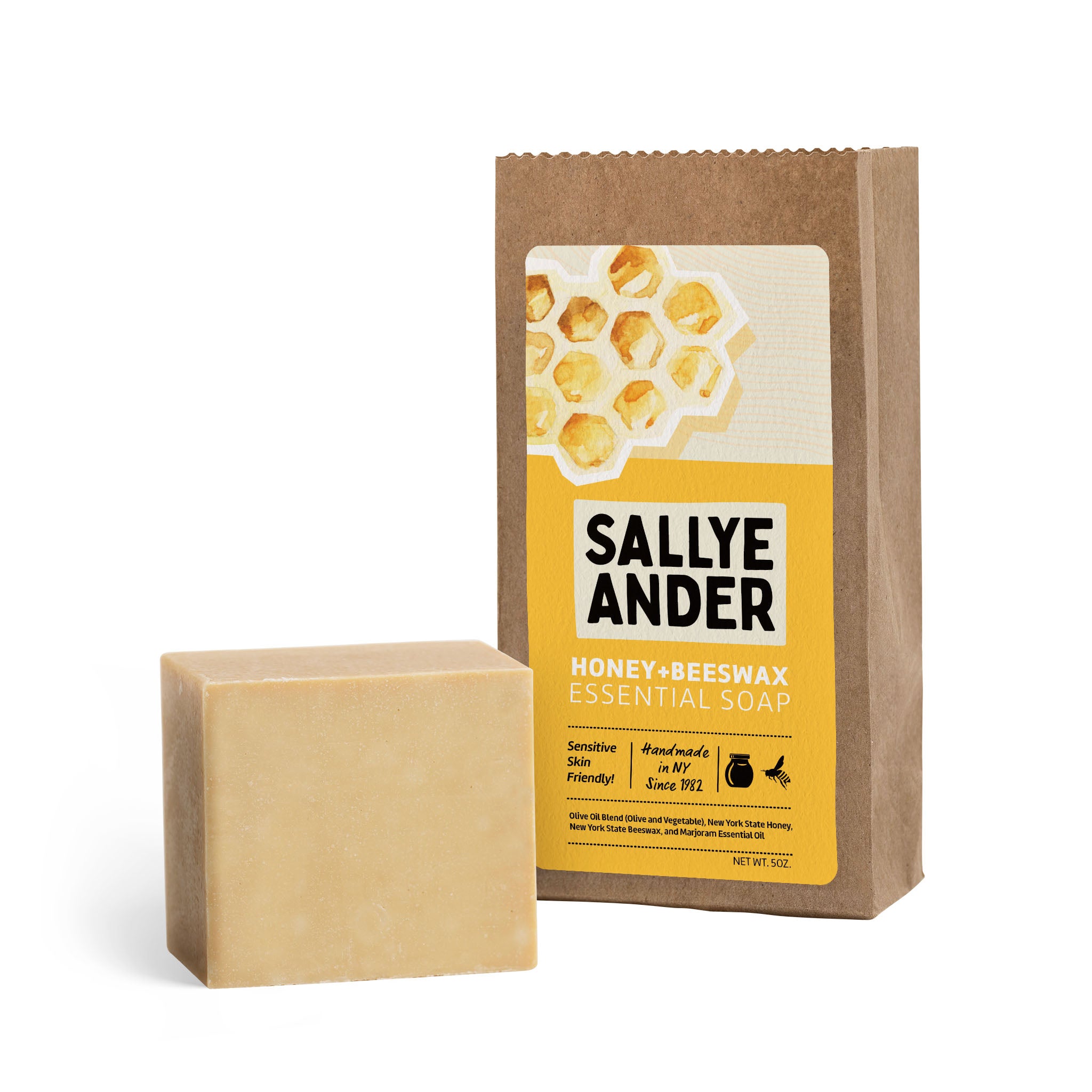 SallyeAnder Honey + Beeswax Soap