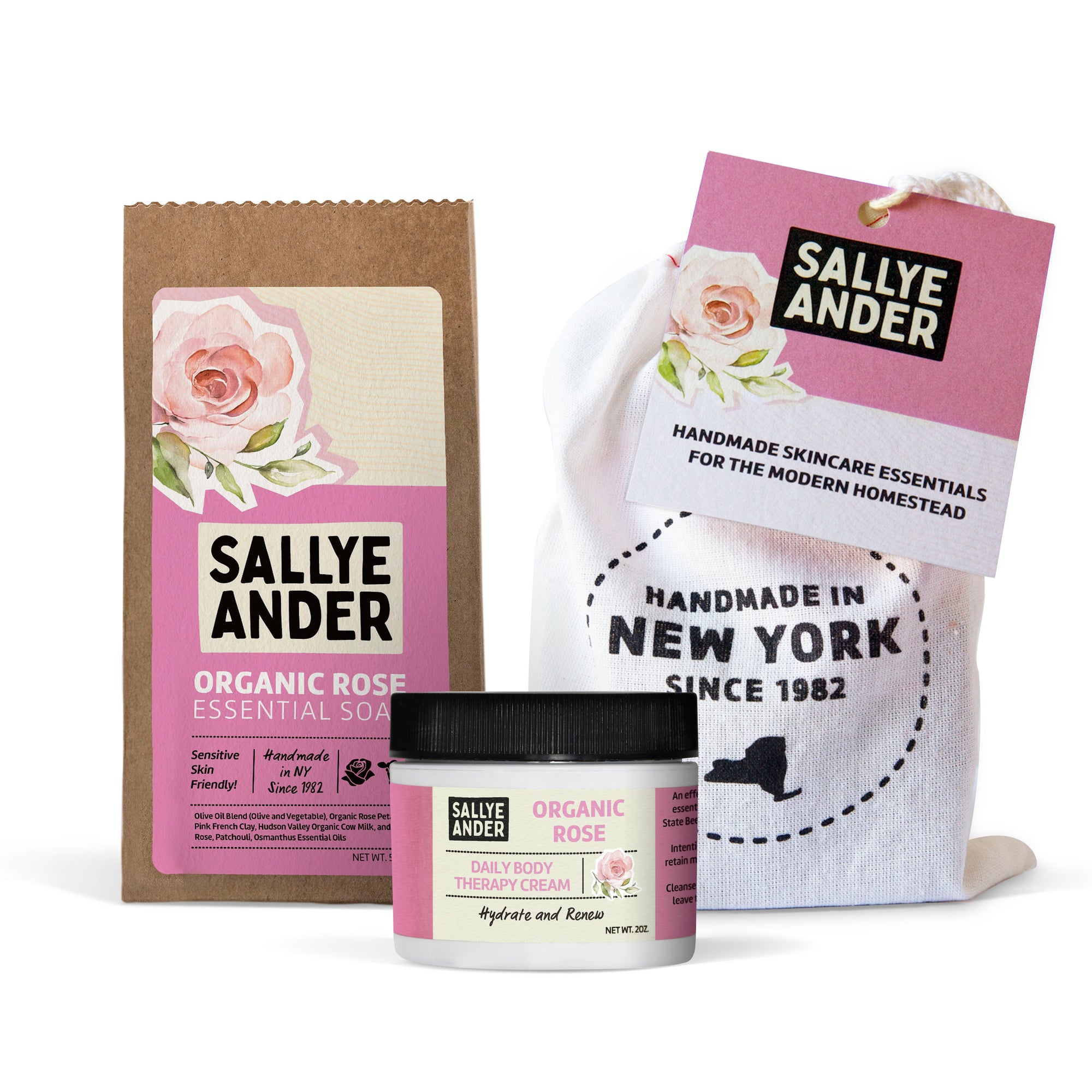 Organic Rose Soap – SallyeAnder